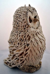 Short Eared Owl Sculpture