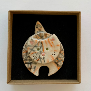 Tortoiseshell Cat Brooch